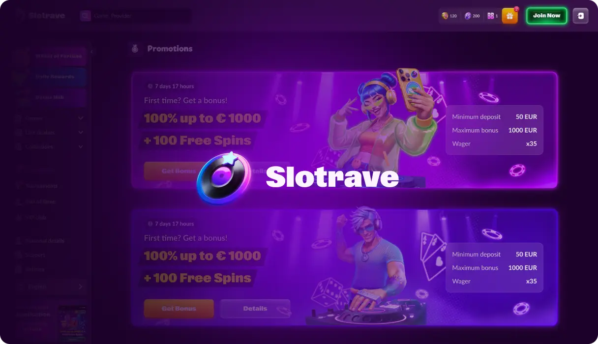 Slotrave Mobile Version
